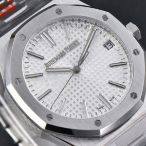 Royal Oak 15510 “50th Anniversary” ORF 41MM SS White Dial SS Bracelet SA4302 - Image 16