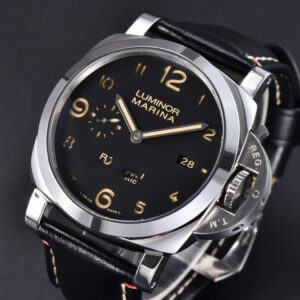 PAM910 TTF 44MM Black Dial Black Leather Strap P9010 - Image 18