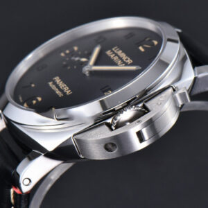 PAM910 TTF 44MM Black Dial Black Leather Strap P9010 - Image 26