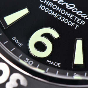 Superocean Automatic TF 44MM Black Dial Black Rubber Strap A2824 - Image 5