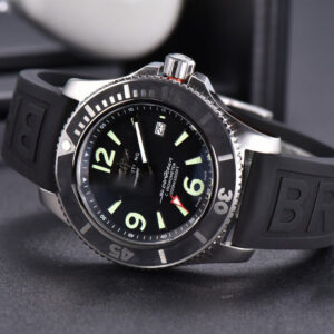 Superocean Automatic TF 44MM Black Dial Black Rubber Strap A2824 - Image 10