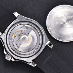 Superocean Automatic TF 44MM Yellow Dial Black Rubber Strap A2824 - Image 4
