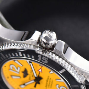 Superocean Automatic TF 44MM Yellow Dial Black Rubber Strap A2824 - Image 14