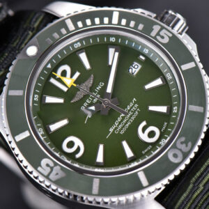 Superocean Automatic TF 44MM Green Dial Green Bezel Green Nylon Strap A2824 - Image 6