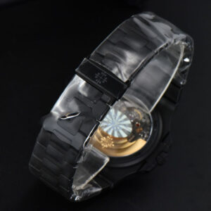 Nautilus 5711 PVD All Black PPF 40MM White Textured Dial PVD Bracelet 324CS V4 - Image 10