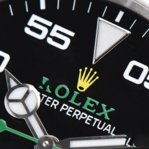 Air King 126900 40mm 904L Clean CF Black Dial SS Bracelet VR3230 - Image 3