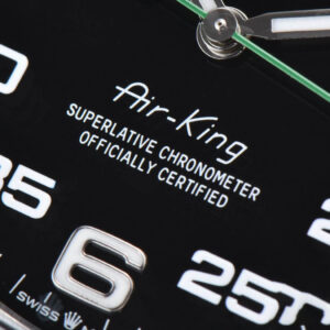 Air King 126900 40mm 904L Clean CF Black Dial SS Bracelet VR3230 - Image 5