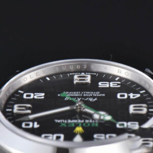 Air King 126900 40mm 904L Clean CF Black Dial SS Bracelet VR3230 - Image 10