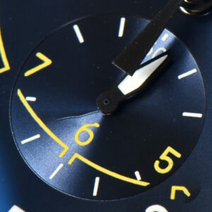 Pilot Chrono Blue Angels Black Ceramic 44mm YLF Blue Diam Blue Leather Strap A7750 - Image 4