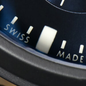 Pilot Chrono Blue Angels Black Ceramic 44mm YLF Blue Diam Blue Leather Strap A7750 - Image 5