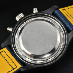 Pilot Chrono Blue Angels Black Ceramic 44mm YLF Blue Diam Blue Leather Strap A7750 - Image 20