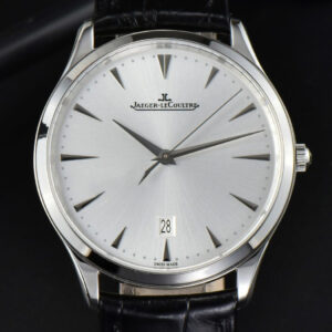 Master Ultra Thin Date 1282510 40mm ZF Silver Dial Black Leather Strap A899