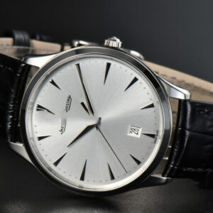 Master Ultra Thin Date 1282510 40mm ZF Silver Dial Black Leather Strap A899 - Image 9