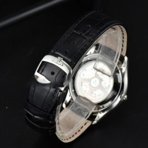 Master Ultra Thin Date 1282510 40mm ZF Silver Dial Black Leather Strap A899 - Image 10