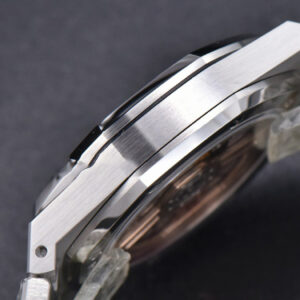 Royal Oak 15500 OMF 41MM White Textured Dial SS Bracelet MIYOTA 9015 V2 - Image 11