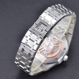 Royal Oak 15500 OMF 41MM White Textured Dial SS Bracelet MIYOTA 9015 V2 - Image 14