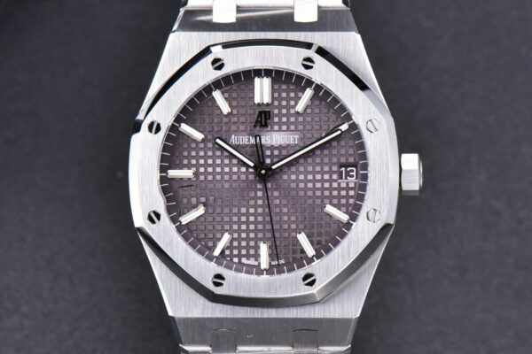 Royal Oak 15500 OMF 41MM Gray Textured Dial SS Bracelet MIYOTA 9015 V2