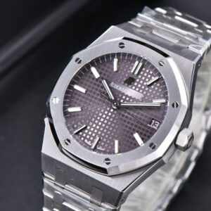 Royal Oak 15500 OMF 41MM Gray Textured Dial SS Bracelet MIYOTA 9015 V2 - Image 17