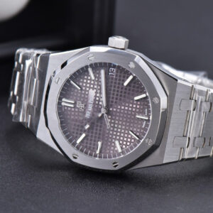 Royal Oak 15500 OMF 41MM Gray Textured Dial SS Bracelet MIYOTA 9015 V2 - Image 25