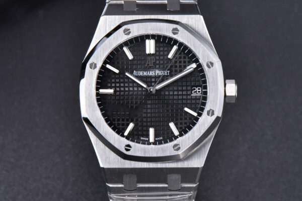 Royal Oak 15500 OMF 41MM Black Textured Dial SS Bracelet MIYOTA 9015 V2