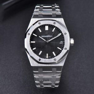 Royal Oak 15500 OMF 41MM Black Textured Dial SS Bracelet MIYOTA 9015 V2 - Image 16