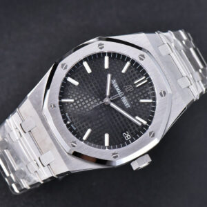Royal Oak 15500 OMF 41MM Black Textured Dial SS Bracelet MIYOTA 9015 V2 - Image 17