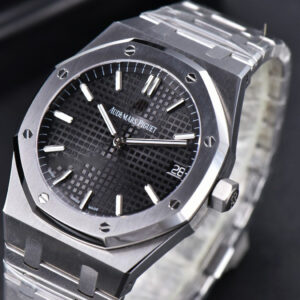 Royal Oak 15500 OMF 41MM Black Textured Dial SS Bracelet MIYOTA 9015 V2 - Image 18
