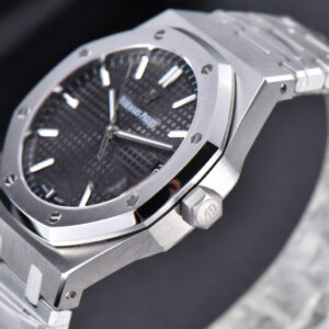 Royal Oak 15500 OMF 41MM Black Textured Dial SS Bracelet MIYOTA 9015 V2 - Image 23