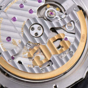 Excellence Panorama V9F 40MM SS Date Moonphase White Dial Black Leather Strap A100 - Image 20