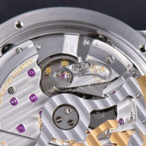 Excellence Panorama V9F 40MM SS Date Moonphase White Dial Black Leather Strap A100 - Image 21