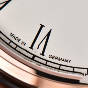 Excellence Panorama V9F 40MM RG Date Moonphase White Dial Brown Leather Strap A100 - Image 6