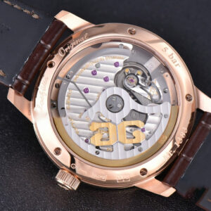 Excellence Panorama V9F 40MM RG Date Moonphase White Dial Brown Leather Strap A100 - Image 15