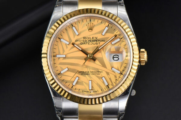 DateJust 36MM YG/SS EWF YG Plam Dial Oyster Bracelet A3235