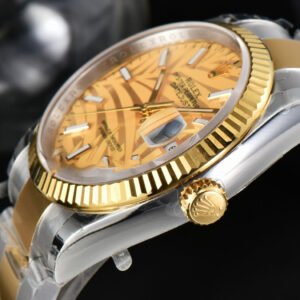 DateJust 36MM YG/SS EWF YG Plam Dial Oyster Bracelet A3235 - Image 2