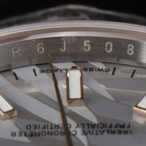 DateJust 36MM RG/SS EWF Silver Plam Dial Jubilee Bracelet A3235 - Image 12