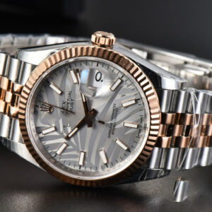 DateJust 36MM RG/SS EWF Silver Plam Dial Jubilee Bracelet A3235 - Image 14