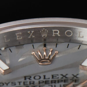 DateJust 36MM RG/SS EWF Silver Plam Dial Oyster Bracelet A3235 - Image 4