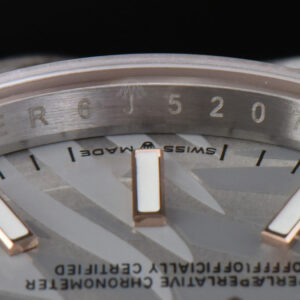 DateJust 36MM RG/SS EWF Silver Plam Dial Oyster Bracelet A3235 - Image 5