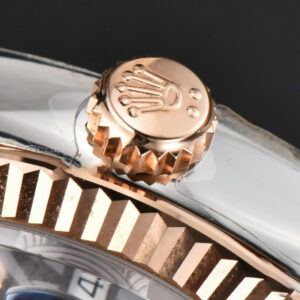 DateJust 36MM RG/SS EWF Silver Plam Dial Oyster Bracelet A3235 - Image 7