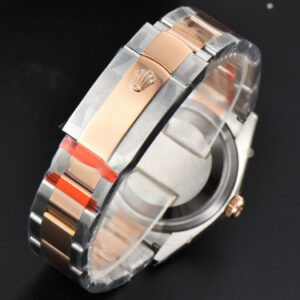 DateJust 36MM RG/SS EWF Silver Plam Dial Oyster Bracelet A3235 - Image 9