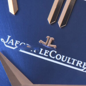Master Reverso Tribute Small Seconds MGF 30x47MM RG Blue Dial Blue Leather Strap A854A - Image 2