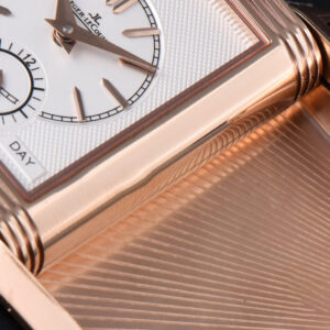 Master Reverso Tribute Small Seconds MGF 30x47MM RG Blue Dial Blue Leather Strap A854A - Image 24