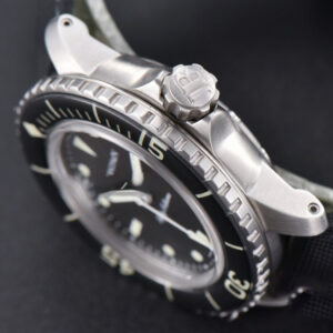 Fifty Fathoms Black ZF 45MM Black Dial SS Bracelet A2836 - Image 13