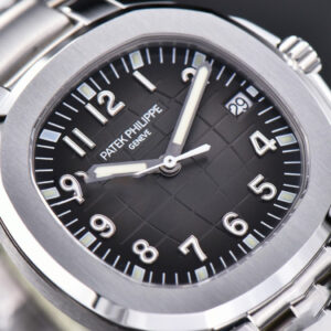 Aquanaut 5167 40mm 3KF Black Dial SS Bracelet A324 - Image 4