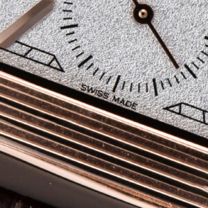 Master Reverso Tribute Small Seconds MGF 30x47MM RG White Dial Brown Leather Strap A854A - Image 6