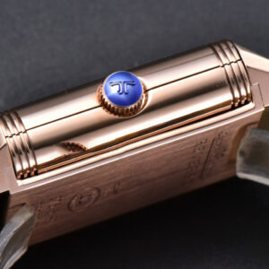 Master Reverso Tribute Small Seconds MGF 30x47MM RG White Dial Brown Leather Strap A854A - Image 11