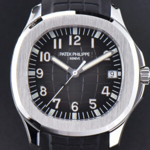 Aquanaut 5167 40mm 3KF Black Dial Black Rubber Strap A324