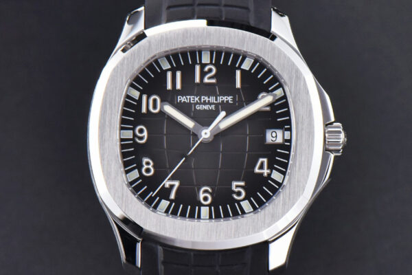Aquanaut 5167 40mm 3KF Black Dial Black Rubber Strap A324