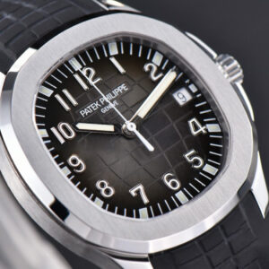 Aquanaut 5167 40mm 3KF Black Dial Black Rubber Strap A324 - Image 7