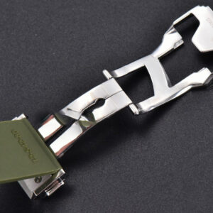 Classic Fusion 42mm SS JJ+F Green Dial Green Rubber Strap A1110 - Image 15